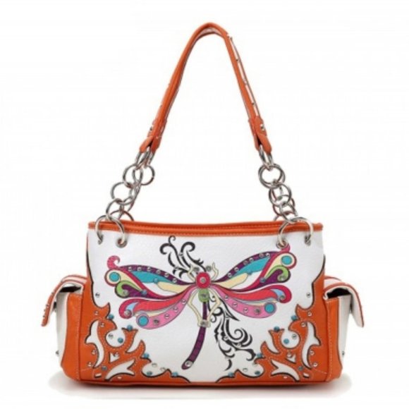 Western 'Dragonfly' Shoulder Handbag - Picture 7 of 7